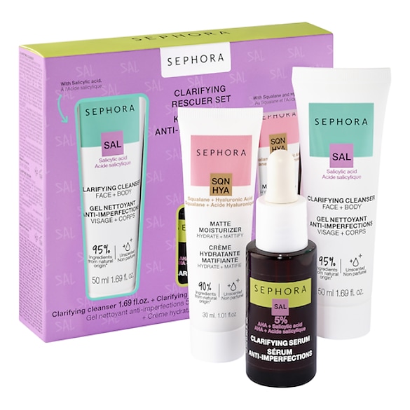 Kit De Soins Anti-Imperfections - Mini gel + mini sérum + mini hydratant, SEPHORA COLLECTION